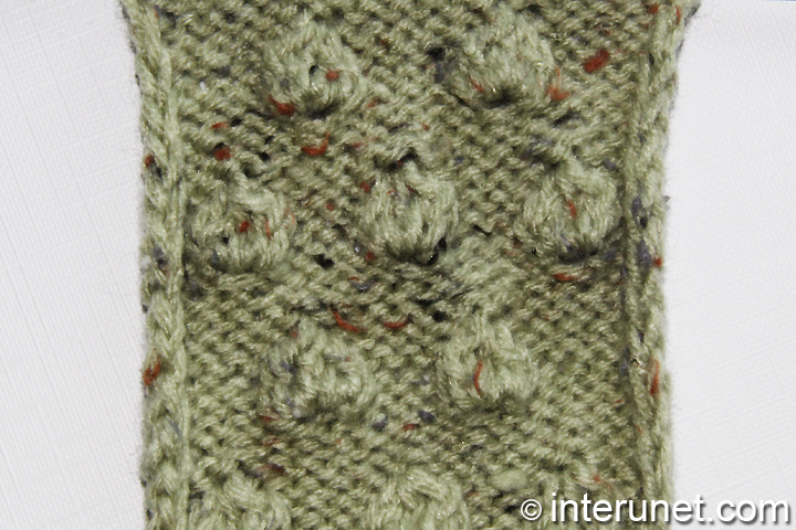 How to knit simple berry pattern interunet
