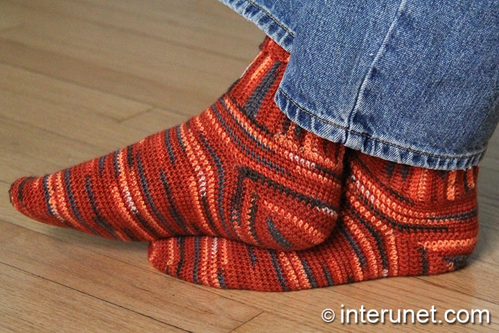 Crochet socks - easy to follow stitch | interunet