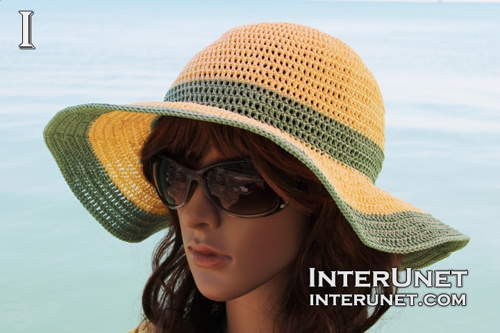 womens crochet sun hat pattern