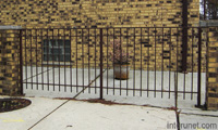 brick-columns-fence-metal-sections