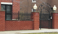 brick-fence-with-gate-lights