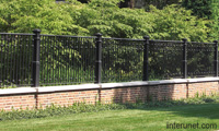 metal-brick-fence