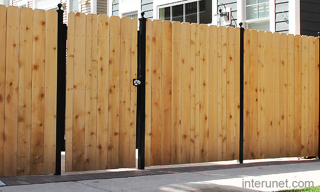 nice-fence-with-locking-gate