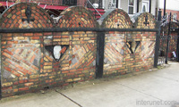 old-stylish-brick-fence