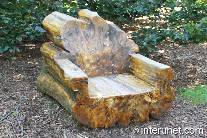 log-chair