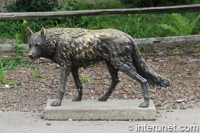 wolf-statue
