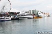 Boats on Navy Pier