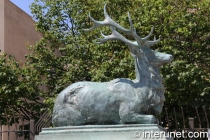 elk sculpture in Chicago