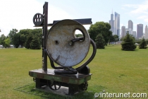 “My Grandfather’s Start-up” sculpture in Chicago