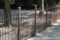 simple-steel-fence-painted-brown
