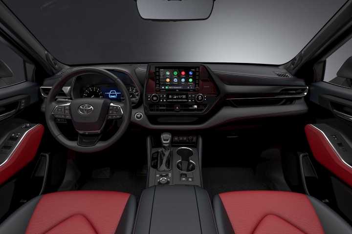 2021 Toyota Highlander XSE interior