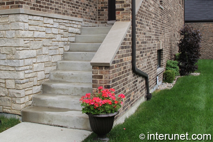 Porch Ideas Designs Styles Interunet Concrete Steps To House Entrance