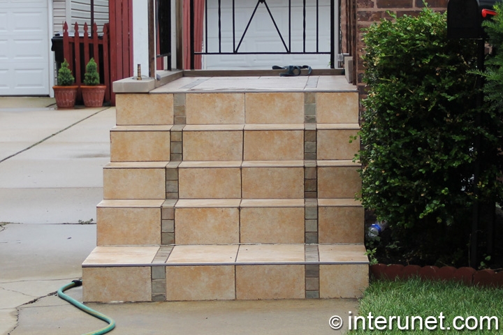 tile-installed-on-steps-and-porch