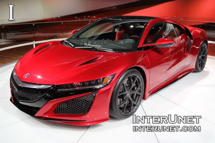  2016 Acura NSX front driver side view