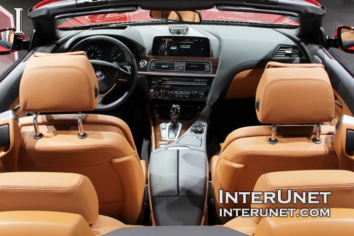 2016 BMW 650i Convertible interior view
