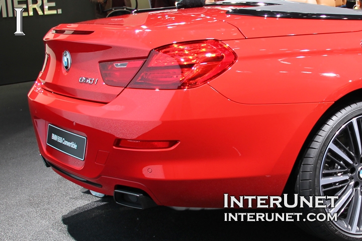 2016 BMW 650i Convertible rear view