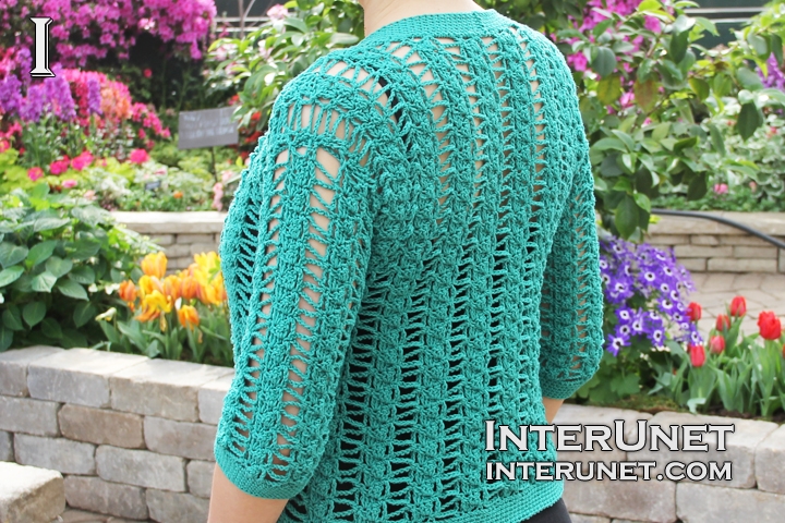 Interunet 2025 crochet cardigan