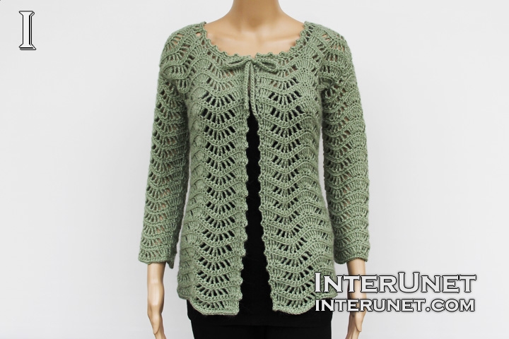 Lacy clearance crochet cardigan