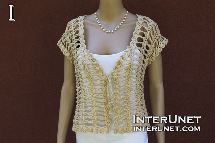 crochet bolero jacket