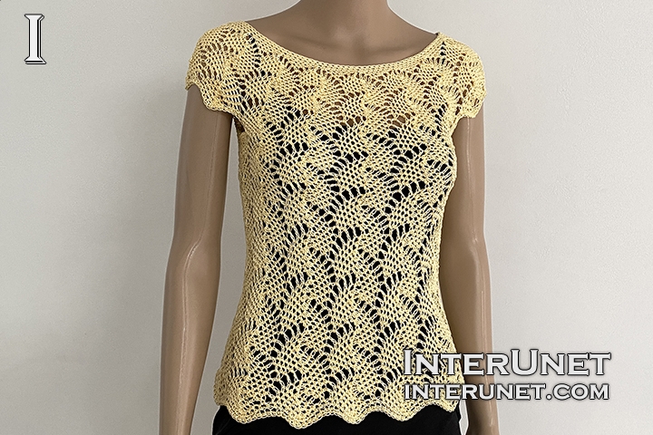 how to crochet a lace top