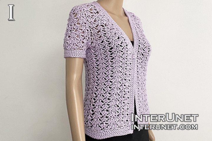 Flower lace shop cardigan