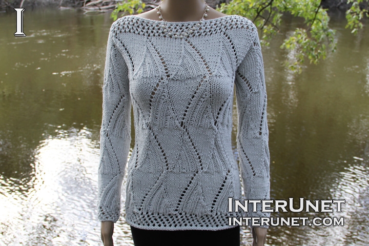 How to knit long sleeve sweater interunet