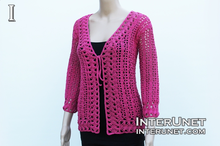 Interunet sale crochet cardigan