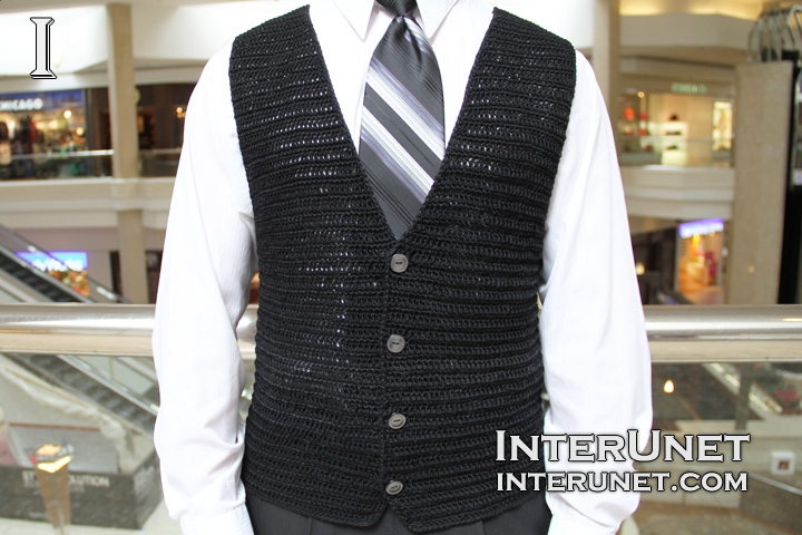 Mens crochet outlet vest pattern