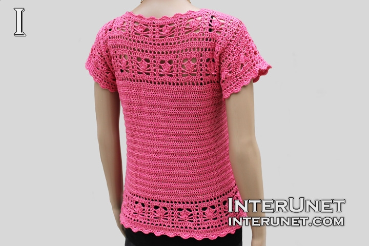 crochet-women's-pink-summer-top