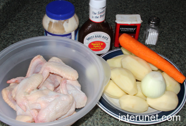 chicken-wings-potato-onions-carrot