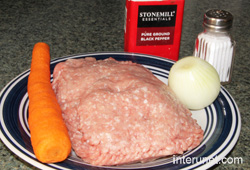 pork-ground-meat-carrot-onion-pepper-salt