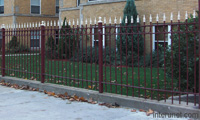 metal-fence-painted-red-white