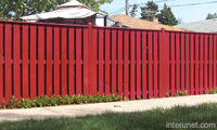 wood-fence-red